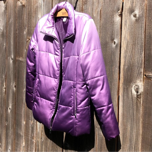 Christopher & Banks purple coat size medium - Picture 10 of 17
